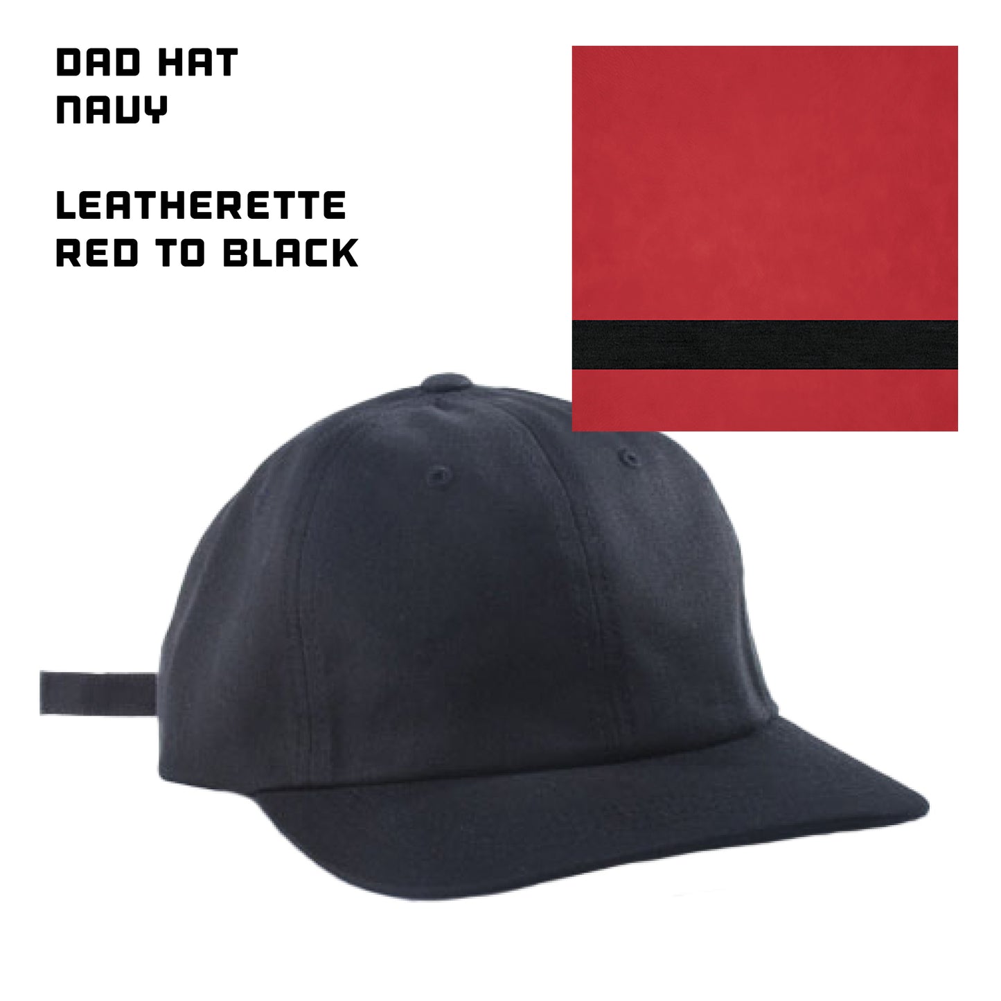 (24) Custom Leatherette Patched Hats