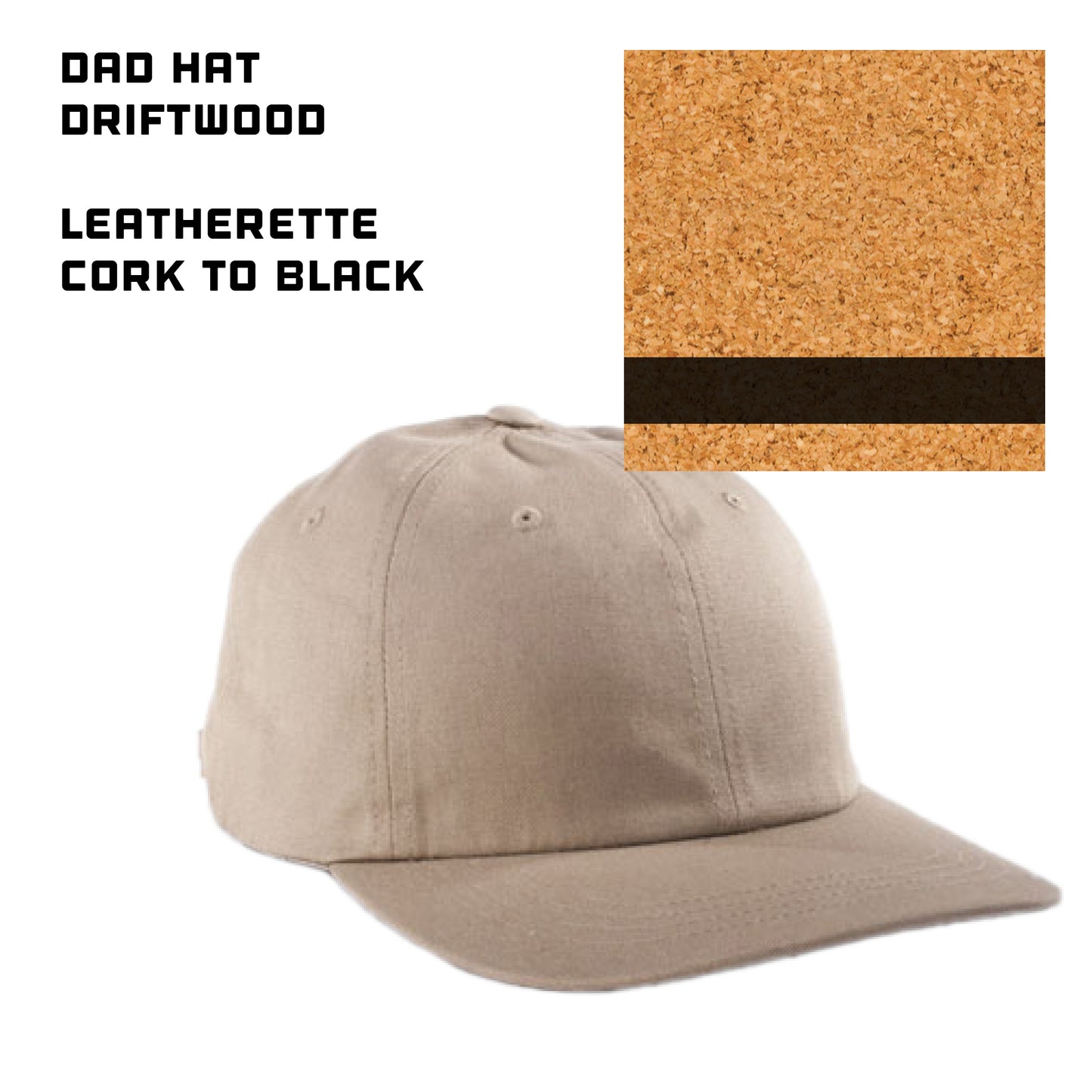 (24) Custom Leatherette Patched Hats