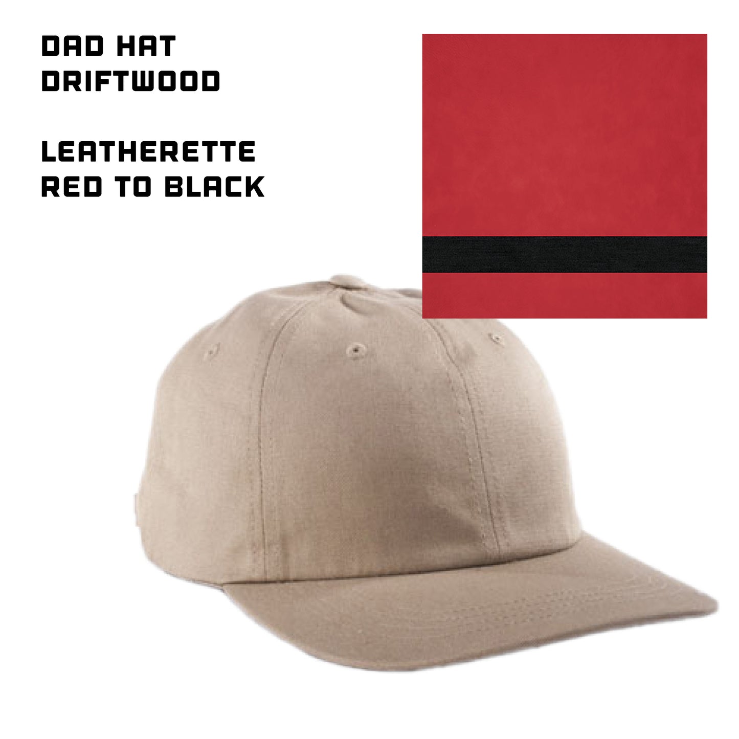 (24) Custom Leatherette Patched Hats