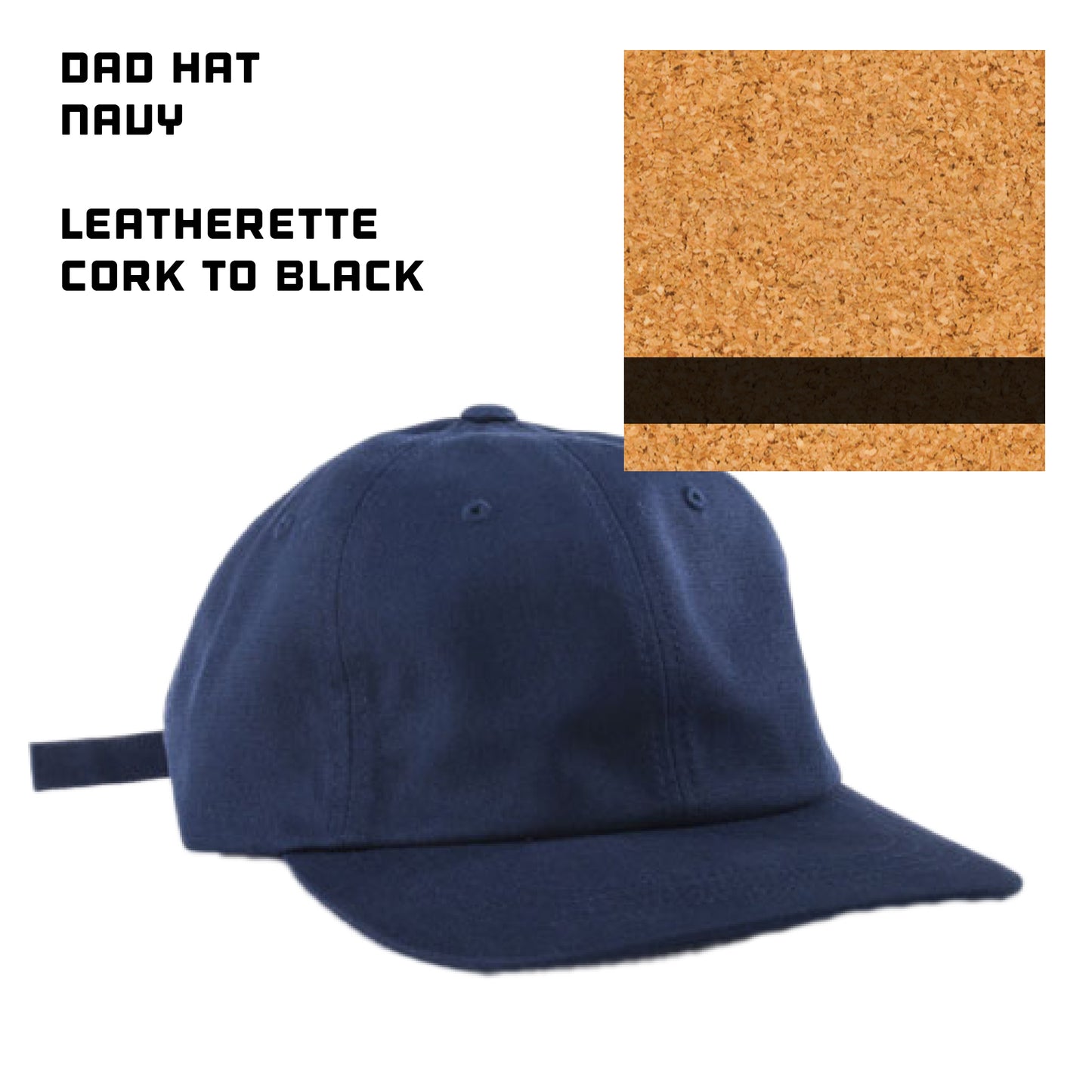 (24) Custom Leatherette Patched Hats
