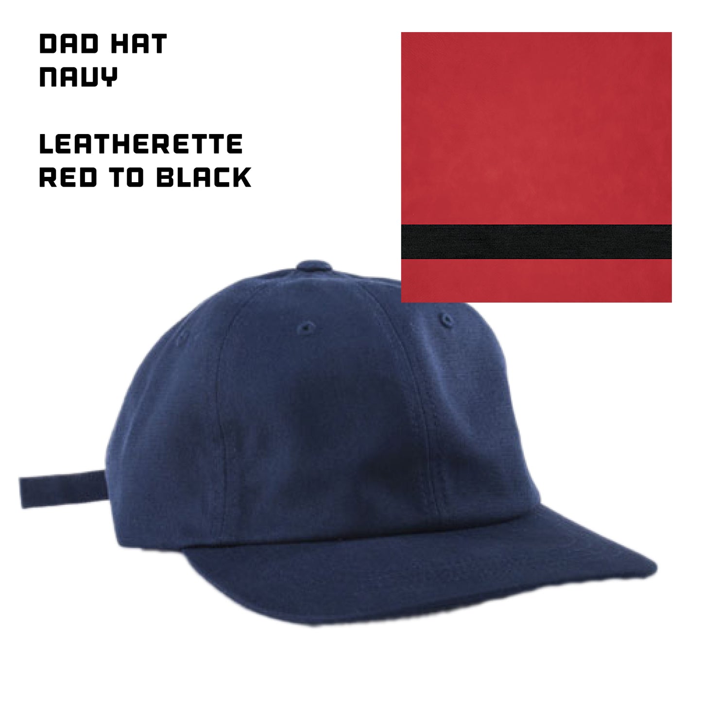 (24) Custom Leatherette Patched Hats