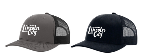 Explore Lincoln City - Recycled Trucker - Embroidered