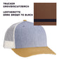 (24) Custom Leatherette Patched Hats