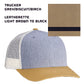 (24) Custom Leatherette Patched Hats