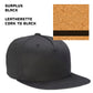 (24) Custom Leatherette Patched Hats