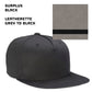 (24) Custom Leatherette Patched Hats