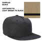 (24) Custom Leatherette Patched Hats