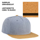 (24) Custom Leatherette Patched Hats