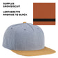 (24) Custom Leatherette Patched Hats