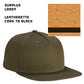 (24) Custom Leatherette Patched Hats