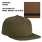 (24) Custom Leatherette Patched Hats