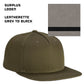 (24) Custom Leatherette Patched Hats