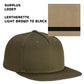 (24) Custom Leatherette Patched Hats