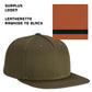 (24) Custom Leatherette Patched Hats