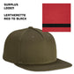 (24) Custom Leatherette Patched Hats