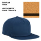 (24) Custom Leatherette Patched Hats